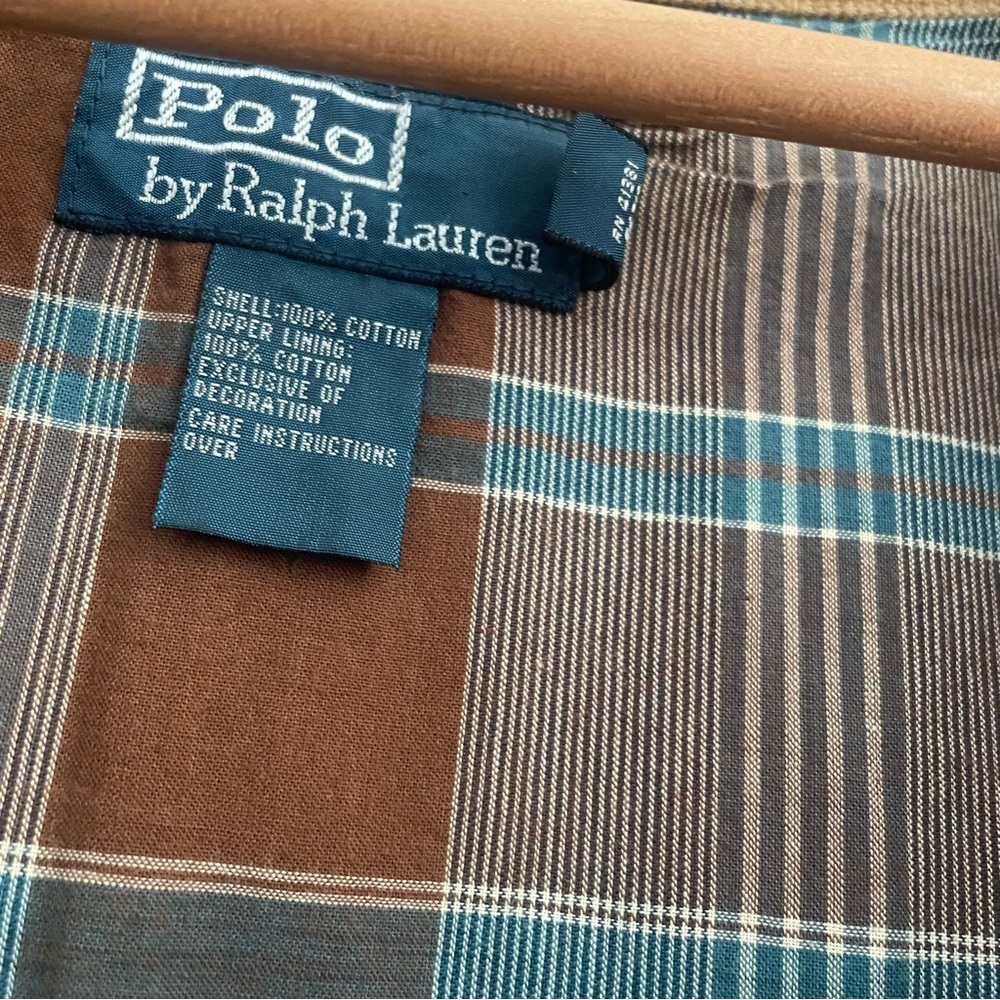 Polo Ralph Lauren Cotton Hunting Jacket with Corduroy Collar and Cuffs - Picture 7 of 9